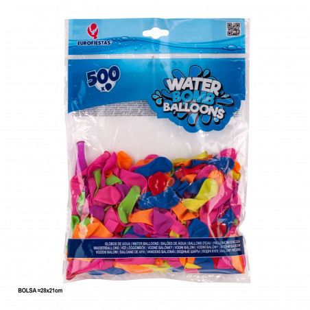 Globos de agua bolsa 500 unidades