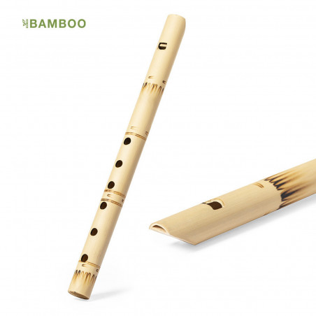Flauta de bambú instrumento musical para regalar