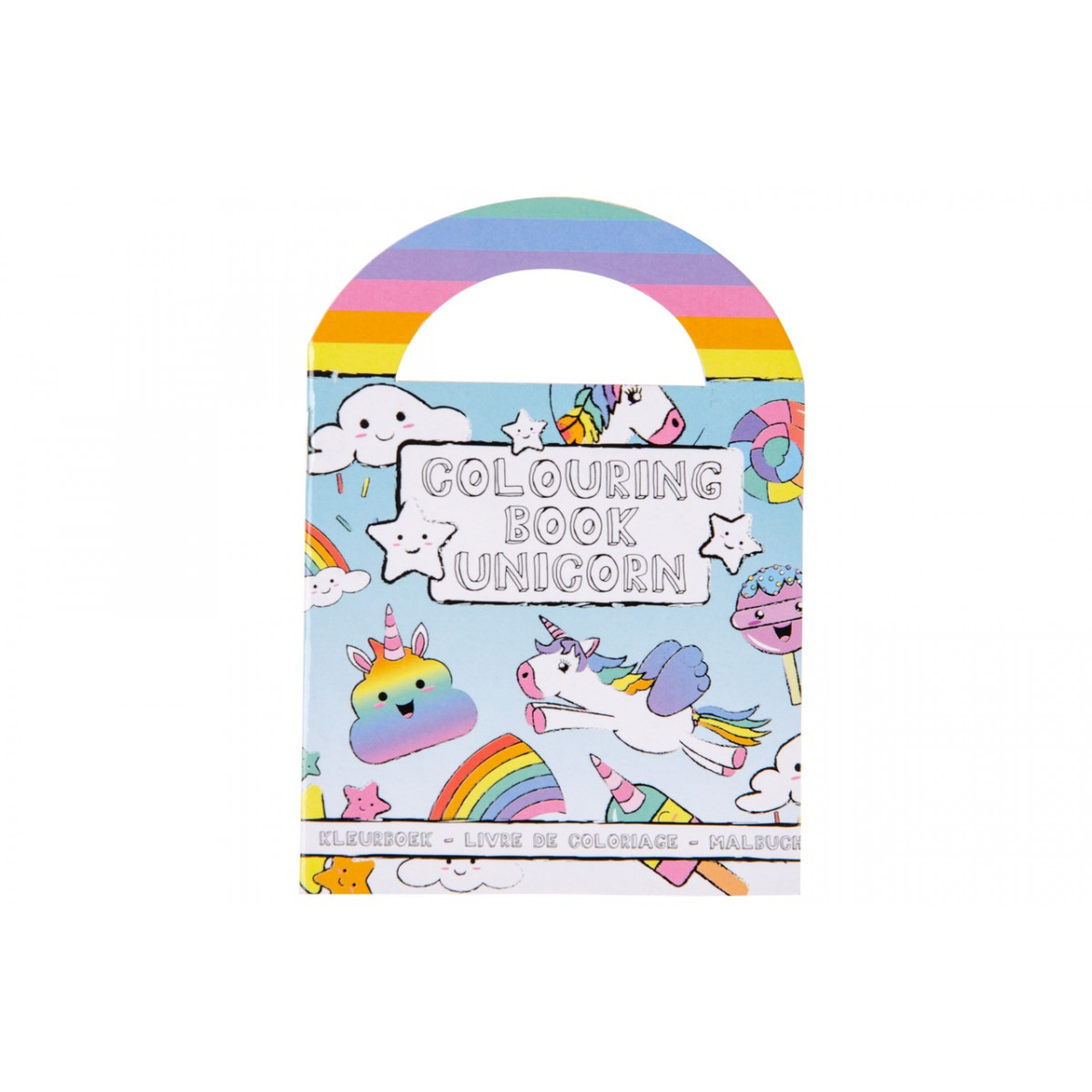 Libro de unicornios para colorear con pegatinas