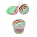 Slime multicolor en tarro de unicornio