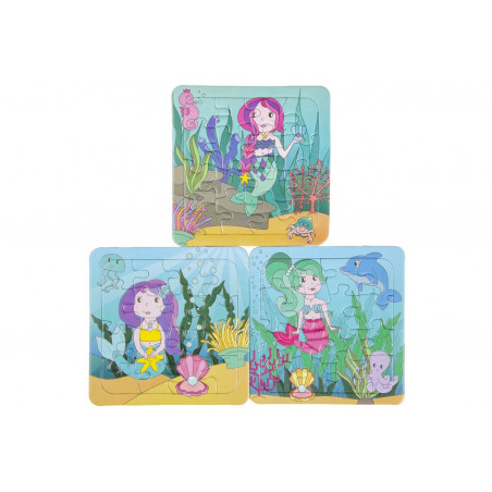 Puzzle de dibujos de sirenas