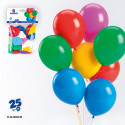 Globos de latex surtidos de colores en pack de 25 unidades