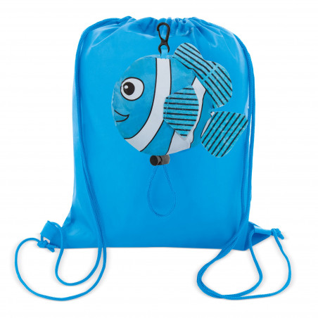 Mochila plegable de pez y libro infantil para dibujar más pegatinas para regalar