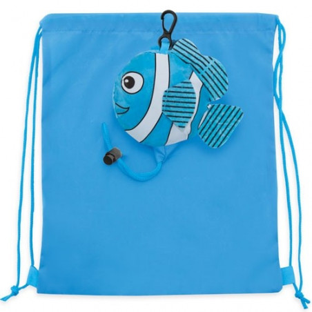 Mochila plegable de pez y libro infantil para dibujar más pegatinas para regalar