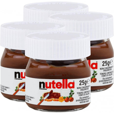 Nutella 25 gramos con tapa personalizada de halloween para regalar