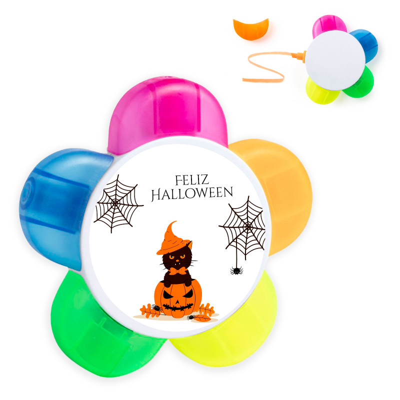 Marcador de colores con adhesivo personalizado para detalles halloween