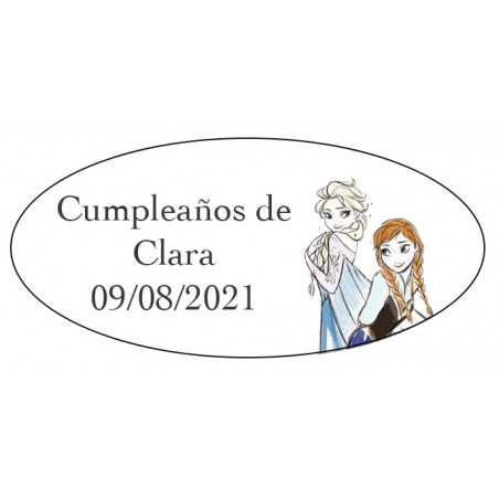 Libro para colorear con pegatinas lápices de cera y piruleta azul a juego y adhesivo personalizado de frozen para cumpleaños