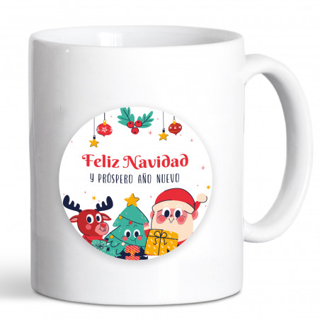 Taza navideña personalizada para detalles