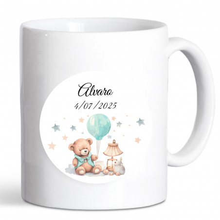 Taza personalizada para detalles bautizo