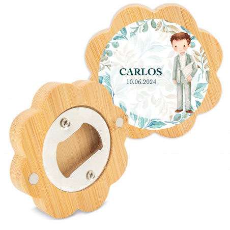 yoyo madera personalizado adhesivo graduación niño