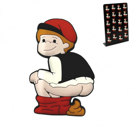 Imán navideño del Caganer