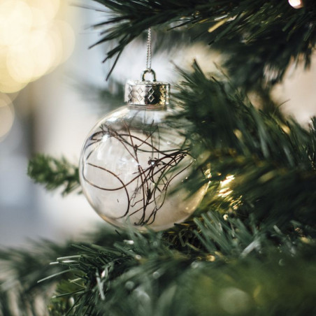 una bola de navidad