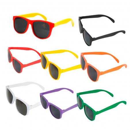 Gafas de sol con montura de diversos colores para regalar