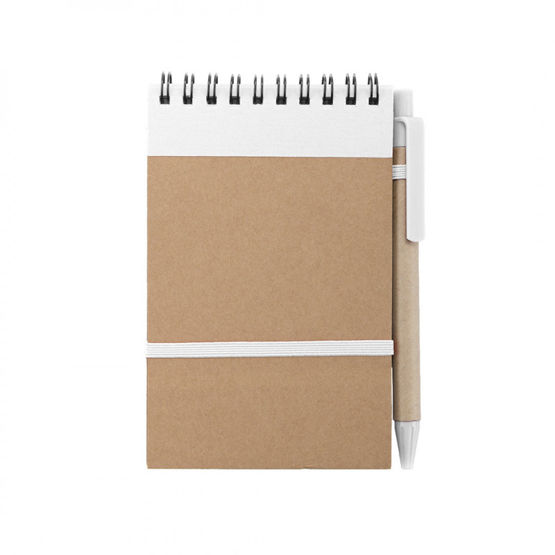 Libreta ecocard color blanco