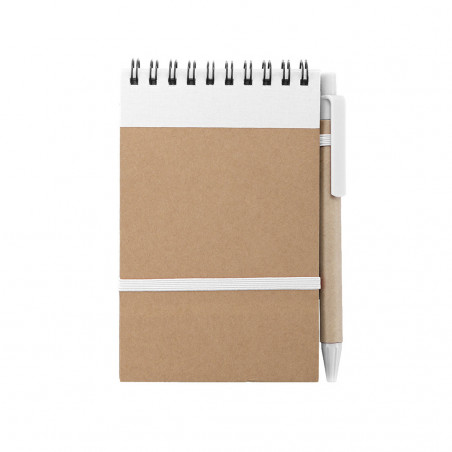 Libreta ecocard color blanco