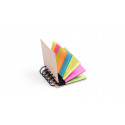 Libreta con post it adhesivos de colores