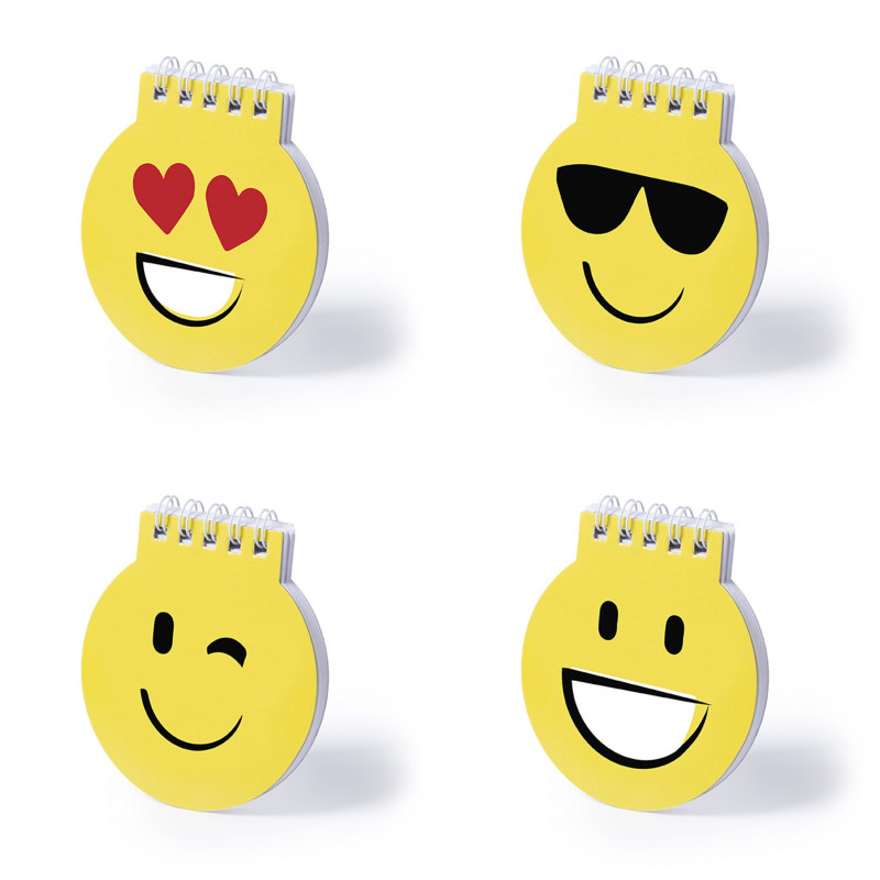 Regalo mini libreta emoticonos para detalles