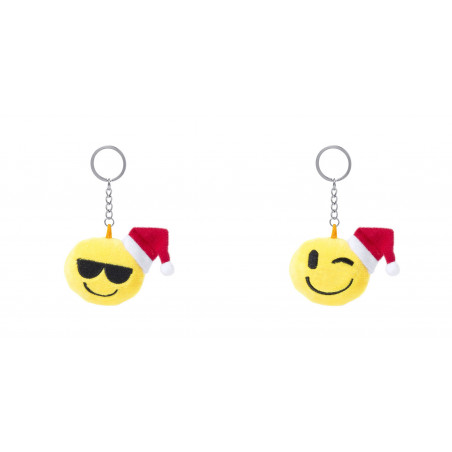 Llavero emoticonos navideños