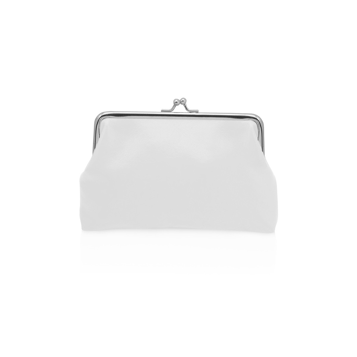 Monedero becky color blanco