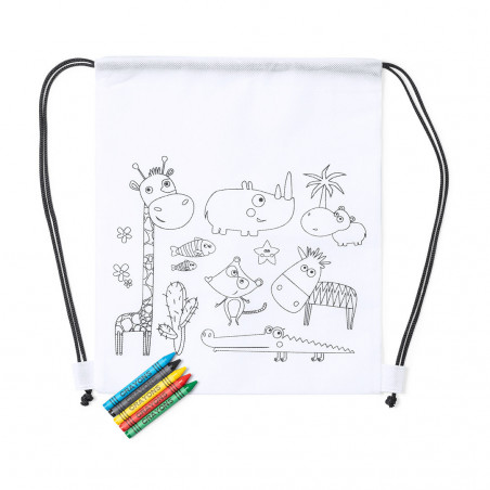 Regalo mochila infantil para pintar