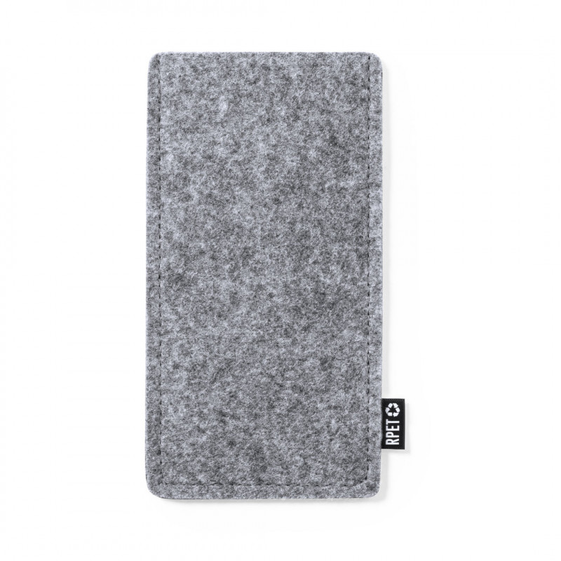 Funda para gafas de sol en fieltro gris para regalar