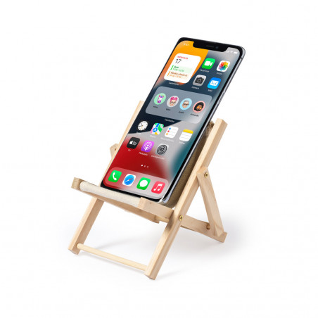 Soporte para smartphone en forma de silla