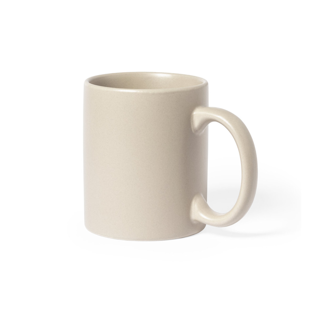 Taza mug de cerámica color natural para regalar