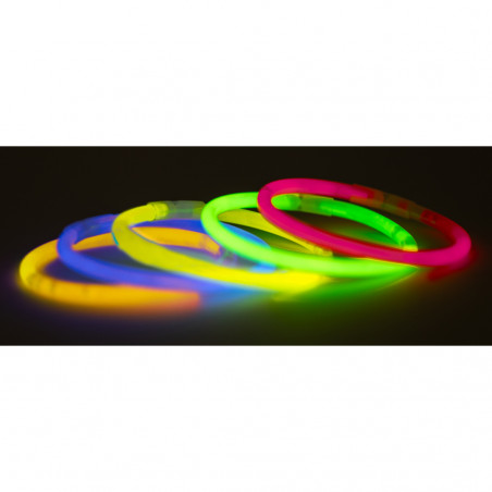 Pulsera fluorescentes de neón diferentes colores para fiestas y animaciones