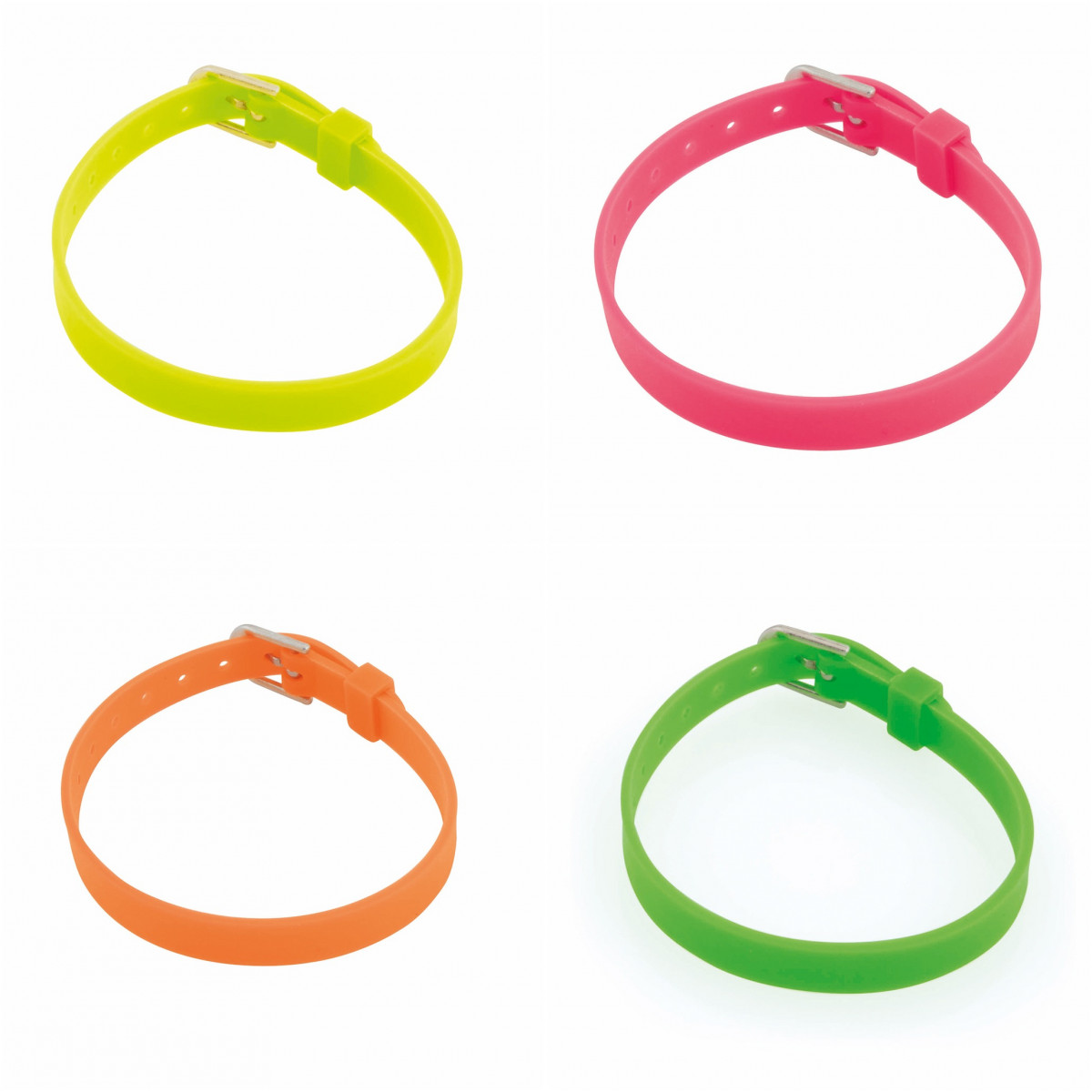 Pulsera de pvc de colores para eventos