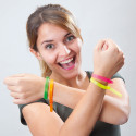 Pulsera de pvc de colores para eventos