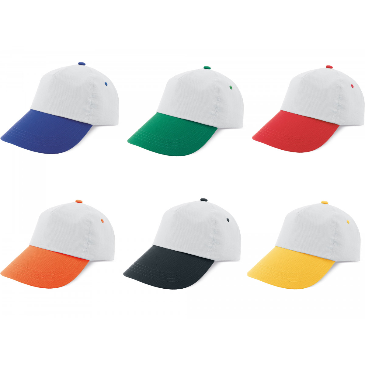 Gorra bicolor velcro