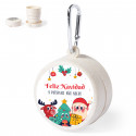 Vaso plegable con adhesivo navideño para detalles