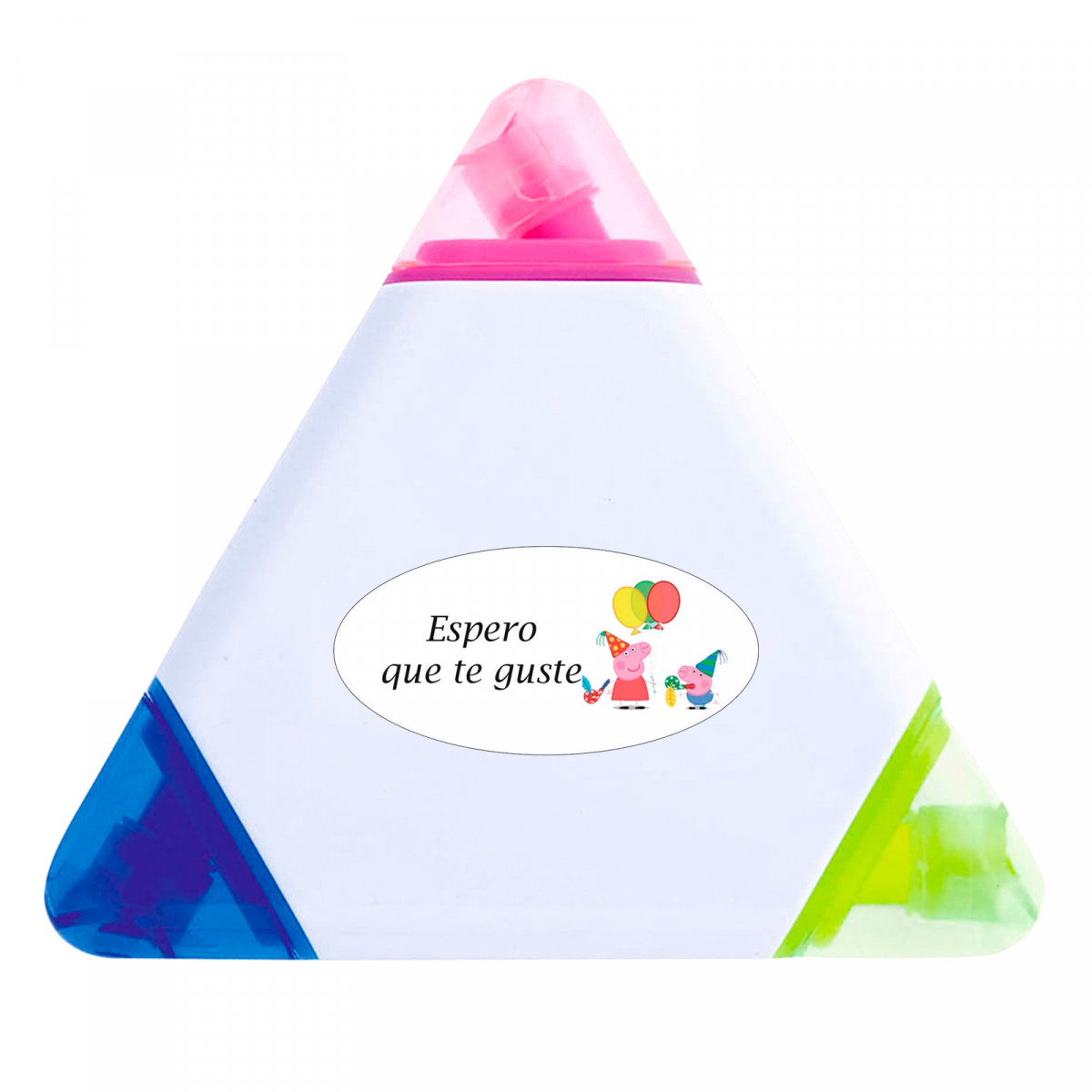 Marcador con adhesivo ovalado personalizado para detalles