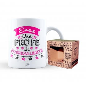 Taza Profe PROFESORA IMPOSIBLE DE OLVIDAR